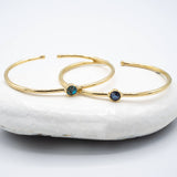 Brass Dainty Turquoise