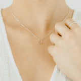 Mini Heart Necklace: 16" / 14k Gold Fill