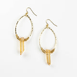 HARLOW Boho Glam Earrings: Gold Plated
