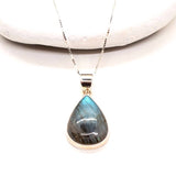 Sterling Silver Labradorite Necklace