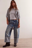 We The Free Olsen Cuffed Barrel Jeans