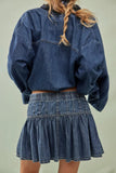 We The Free Roselle Denim Skirt