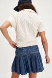 We The Free Roselle Denim Skirt