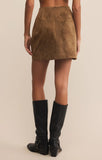 Ciera Vegan Suede Mini Skirt