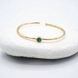 Brass Dainty Turquoise