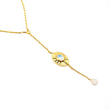Sun Goddess Moonstone Necklace 