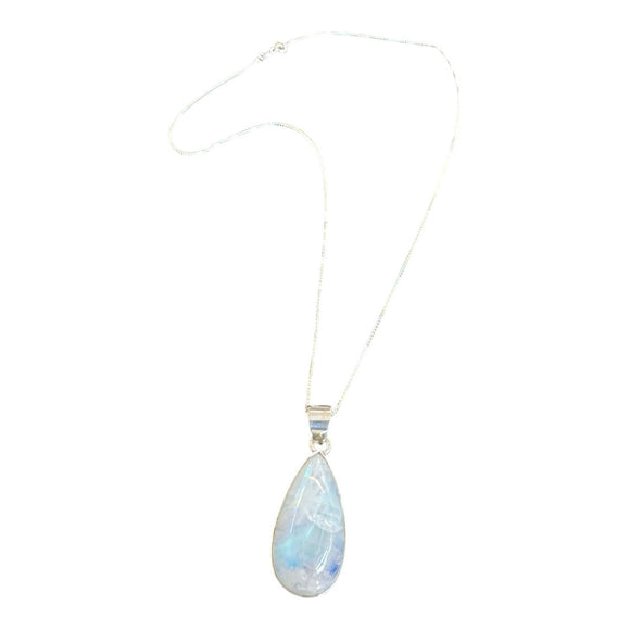 Sterling Silver Moonstone Necklace