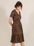 Lydia Dress Dots And Dashes Yellow