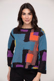 Geometric Knit Swing Pullover