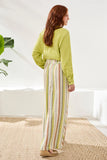 Pull-On Flowy Wide-Leg Pants With Pockets