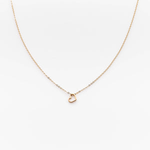 Mini Heart Necklace: 16" / 14k Gold Fill