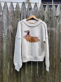 Hot Dog Dog Sweater