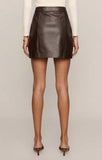 Roux Faux Leather Mini Skirt