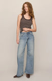 The Stunner Denim Mid-Rise Wide Leg