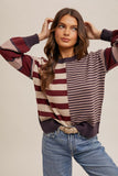 Amethyst Stripe Sweater