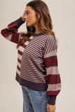 Amethyst Stripe Sweater