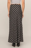 Europa Plaid Maxi Skirt