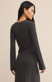 Demure Cropped Long Sleeve
