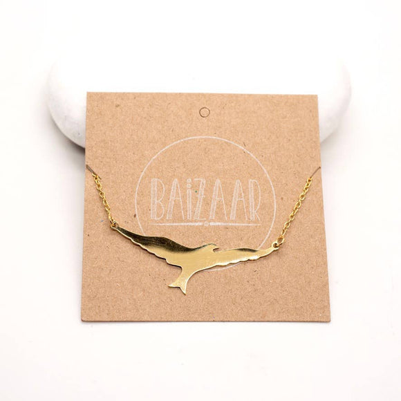Brass Bird Necklace