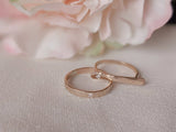 Coffee Ring with Diamond: 14k Gold Fill Size 8