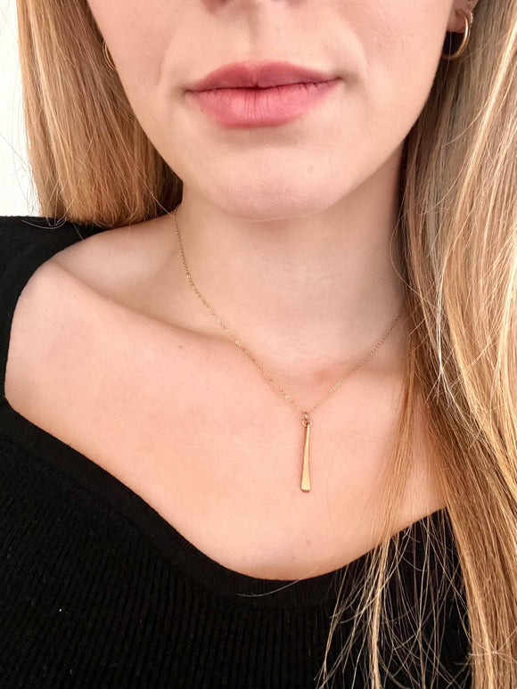 August Duster Necklace: 14k Gold Fill