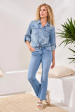 Audrey Hugging Leg Boundless Stretch Denim