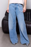Blue Thread Audrey Pleated Drama Wide Leg Denim Jeans