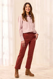Comfort Stretch Straight Leg Pull-On Ankle Pant