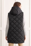Diamond-Quilted Reversible Puffer Vest