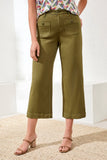 Sophia High-Waisted Kick-Flare Jeans With Front Pockets