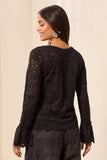 Wear Two Ways Lace V-Neck Scalloped Hem Top