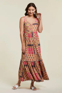 Taylor Tiered Patchwork Dress